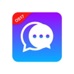 messages ios 17 - ai messenger android application logo